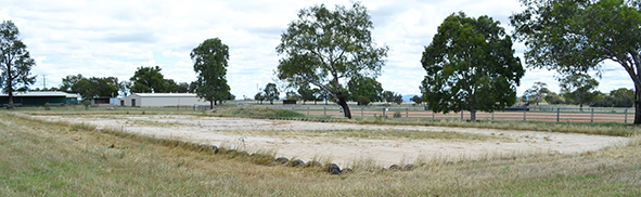 Cudal showground sand dressage arena